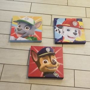 Paw Patrol Pictures. Set of 4.